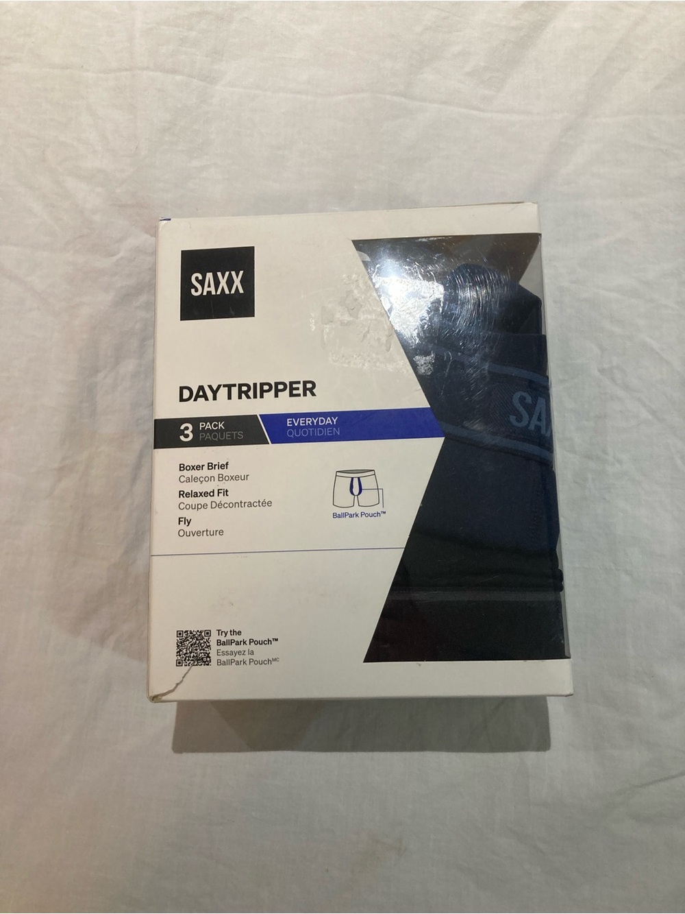 2-pack Saxx Daytripper Ballpark Pouch Boxer Briefs, Men’s size 4X, NIB!